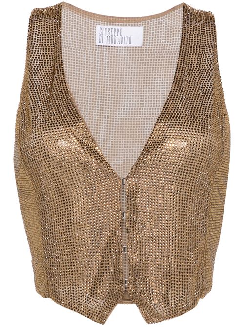 Woman vest studded GIUSEPPE DI MORABITO | 02PSTO218FC0221221TO